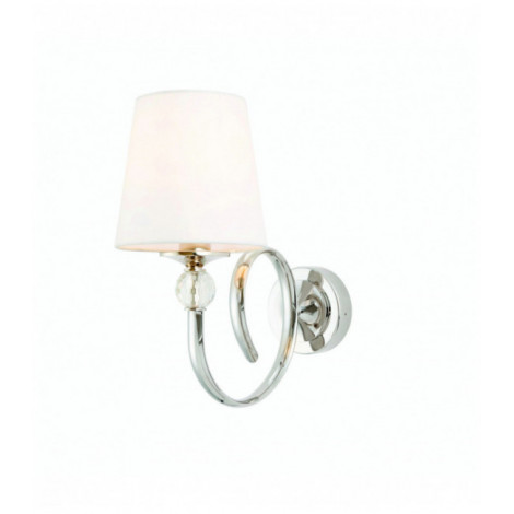 Applique Fabia Acier Nickel poli|Appliques murales|Luminaire Center