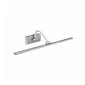 Applique à tableau à led - tête réglable 51xled argent satiné|Appliques murales|Luminaire Center