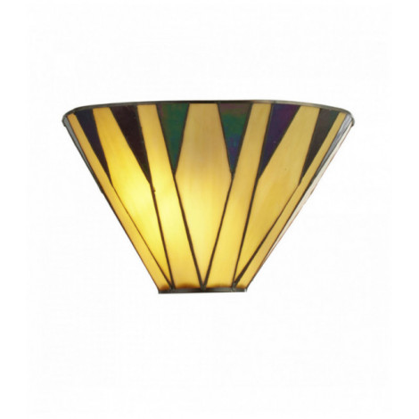 Applique murale charleston tiffany jaune / multi|Appliques murales|Luminaire Center