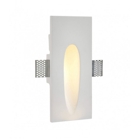 Applique encastrée Zeke Plâtre Plâtre blanc 24,4 Cm|Appliques murales|Luminaire Center