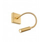 Applique avec liseuse Tip Aluminium Or satiné 10,5 Cm|Appliques murales|Luminaire Center