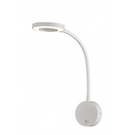 Applique avec liseuse Fusion blanc mat 1 ampoule 45cm|Appliques murales|Luminaire Center
