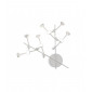 Applique LED intégré Adn blanc 16 ampoules 8,6cm|Appliques murales|Luminaire Center