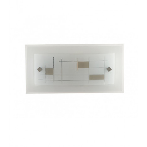 Applique murale Musa 1 ampoule Verre blanc|Appliques murales|Luminaire Center
