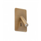 Applique avec liseuse Suau Acier 17 Cm|Appliques murales|Luminaire Center