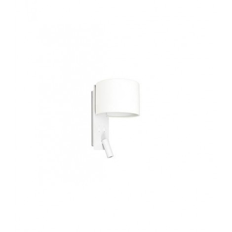 Applique avec liseuse Fold blanc 1 ampoule 30cm|Appliques murales|Luminaire Center