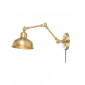 Applique murale Grimstad Métal Laiton 1 ampoule 18cm|Appliques murales|Luminaire Center
