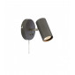 Applique avec liseuse Costilla Métal Gris 1 ampoule 14cm|Appliques murales|Luminaire Center
