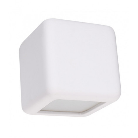 Applique murale Nesta Verre,céramique blanc 1 ampoule 14cm|Appliques murales|Luminaire Center