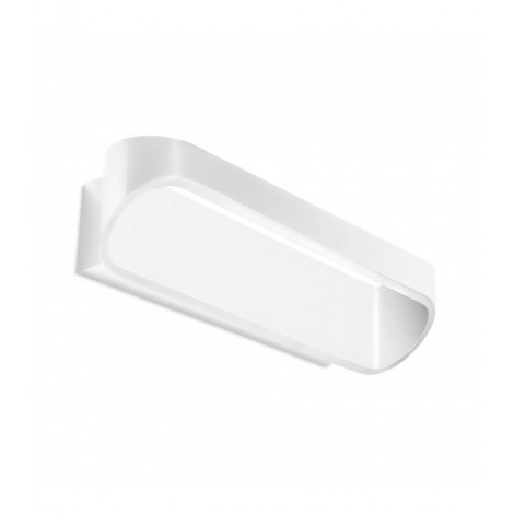 Applique LED Oval, aluminium blanc mat, 30 cm|Appliques murales|Luminaire Center