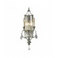 Applique Gianna, argent cristal et verre miroir, 3 ampoules|Appliques murales|Luminaire Center