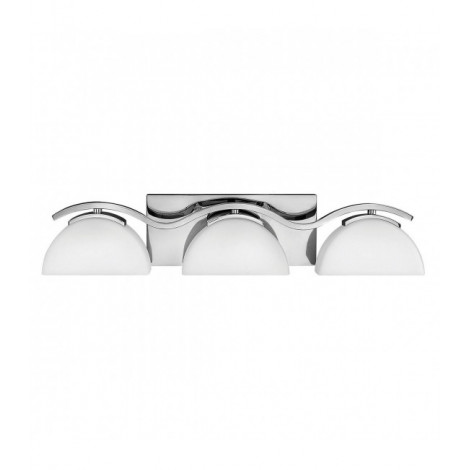 Applique Verve, chrome poli, verre opale, 3 LED|Appliques murales|Luminaire Center