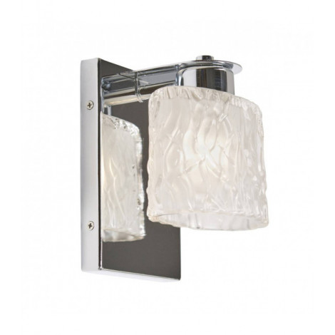 Applique Seaview, chrome poli, verre givré, LED|Appliques murales|Luminaire Center