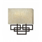 Applique Lanza, bronze huilé, abat-jour avoine|Appliques murales|Luminaire Center