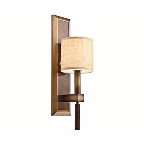 Applique Celestial, bronze et verre satiné, 1 ampoule|Appliques murales|Luminaire Center