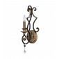 Applique Marquette, bronze et cristal, 1 ampoule|Appliques murales|Luminaire Center