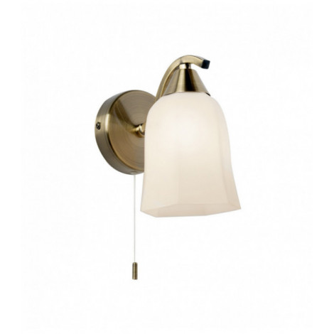 Applique Alonso, laiton antique et verre|Appliques murales|Luminaire Center