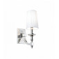 Applique Domina, nickel, 1 ampoule|Appliques murales|Luminaire Center