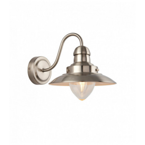 Applique Mendip, nickel satiné et verre|Appliques murales|Luminaire Center