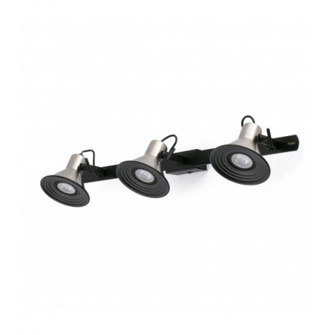 Aplique murale nickel satiné Cup 3 ampoules|Appliques murales|Luminaire Center