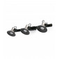 Aplique murale nickel satiné Cup 3 ampoules|Appliques murales|Luminaire Center