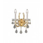 Applique murale en cristal MARIA LOUISE Or 24 Carats 2 ampoules|Appliques murales|Luminaire Center