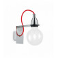 Applique murale Chromée MINIMAL 1 ampoule|Appliques murales|Luminaire Center