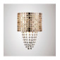 Applique murale Camden 2 Ampoules G9 Rose doré/verre Mosaique/cristal|Appliques murales|Luminaire Center