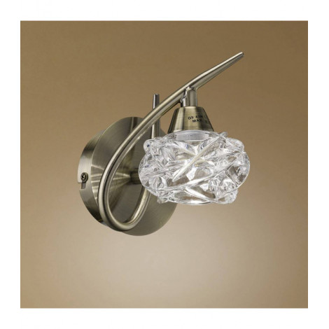 Applique murale Maremagnum 1 Ampoule G9, laiton antique|Appliques murales|Luminaire Center