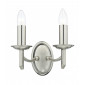 Applique murale Ambassador chrome satiné 2 ampoules|Appliques murales|Luminaire Center