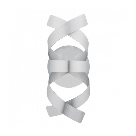 Applique murale Rawley aluminium brossé et chrome poli 1 ampoule|Appliques murales|Luminaire Center