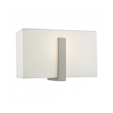 Applique murale Eduardo nickel antique et ivoire doux 1 ampoule|Appliques murales|Luminaire Center