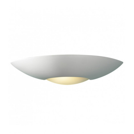 Applique murale Slice blanc et verre givré 1 ampoule|Appliques murales|Luminaire Center