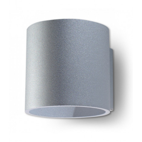 Applique murale ORBIS aluminium gris 1 ampoule|Appliques murales|Luminaire Center