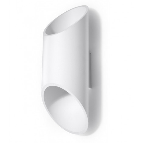 Applique murale PENNE aluminium blanc 1 ampoule|Appliques murales|Luminaire Center