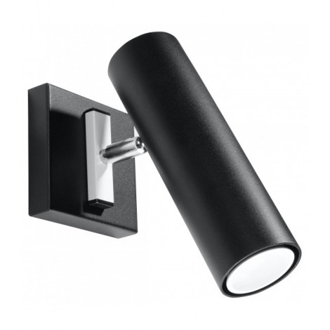 Applique murale DIREZIONE acier noir 1 ampoule|Appliques murales|Luminaire Center