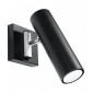Applique murale DIREZIONE acier noir 1 ampoule|Appliques murales|Luminaire Center