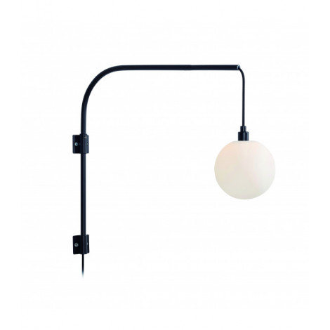 Applique murale BUDDY Noire 1 ampoule|Appliques murales|Luminaire Center