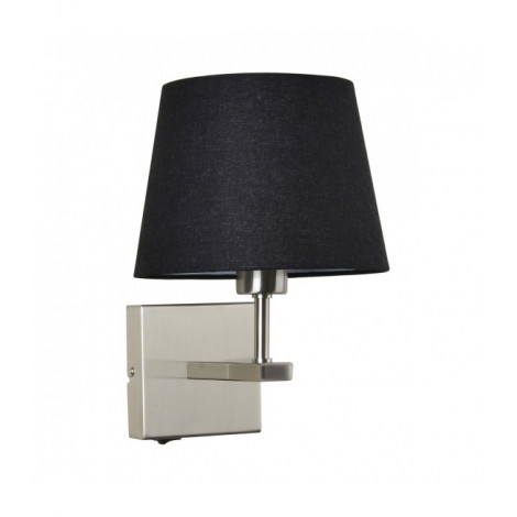 Applique noire de chevet ronde Norte|Appliques murales|Luminaire Center