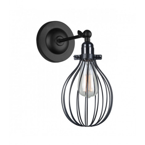 Applique murale industrielle et rétro Lesto Noir|Appliques murales|Luminaire Center