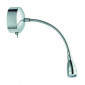 Applique à tableau Led Adjustable Chrome 1 ampoule 16cm|Appliques murales|Luminaire Center