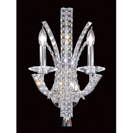 Applique murale Eclipse Chrome 2 ampoules 42cm|Appliques murales|Luminaire Center