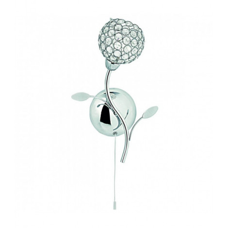 Applique Bellis II, en chrome et verre|Appliques murales|Luminaire Center