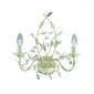 Applique 2 ampoules Almandite, en crème doré et cristal|Appliques murales|Luminaire Center