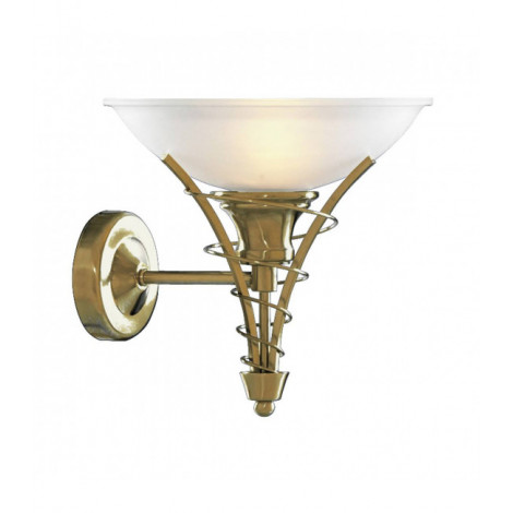 Applique murale Linéa laiton antique et verre opale|Appliques murales|Luminaire Center