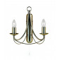 Applique 2 ampoules Maypole, en laiton antique|Appliques murales|Luminaire Center