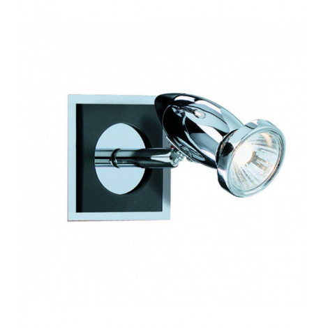 Applique Comet chrome et noir mat|Appliques murales|Luminaire Center