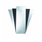 Applique Wall, verre miroir et noir|Appliques murales|Luminaire Center