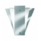 Applique Wall, verre miroir et satiné|Appliques murales|Luminaire Center