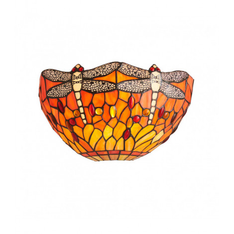Applique Dragonfly Flame, verre et métal|Appliques murales|Luminaire Center